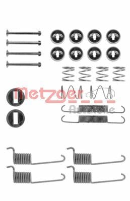 Accessory Kit, brake shoes METZGER 105-0714