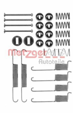 Accessory Kit, brake shoes METZGER 105-0715
