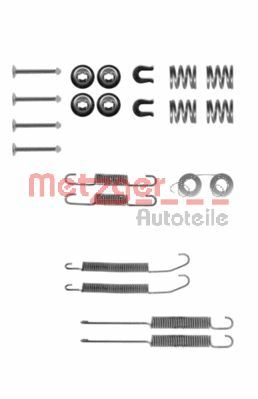 Accessory Kit, brake shoes METZGER 105-0718
