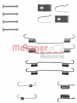 Accessory Kit, brake shoes METZGER 105-0722