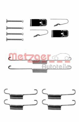 Accessory Kit, brake shoes METZGER 105-0723