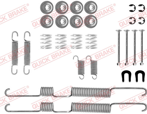 Accessory Kit, brake shoes QUICK BRAKE 105-0730