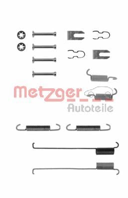 Accessory Kit, brake shoes METZGER 105-0739