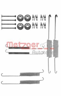 Accessory Kit, brake shoes METZGER 105-0758