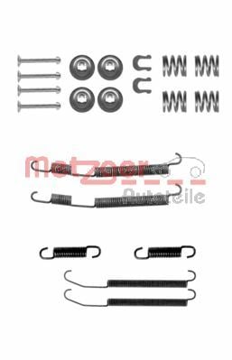 Accessory Kit, brake shoes METZGER 105-0760