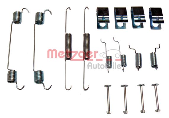 Accessory Kit, brake shoes METZGER 105-0767