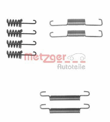 Accessory Kit, parking brake shoes METZGER 105-0774
