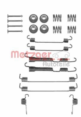 Accessory Kit, brake shoes METZGER 105-0786