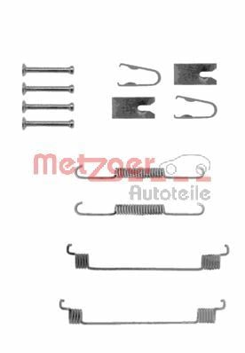 Accessory Kit, brake shoes METZGER 105-0789