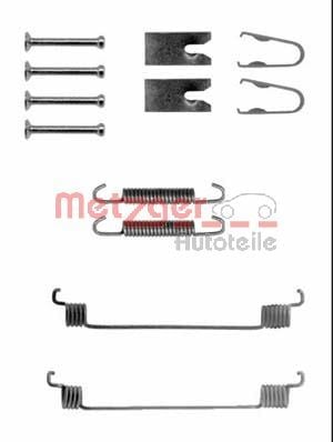Accessory Kit, brake shoes METZGER 105-0794