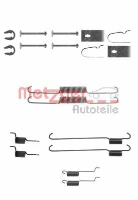 Accessory Kit, brake shoes METZGER 105-0815