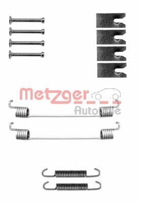 Accessory Kit, brake shoes METZGER 105-0827