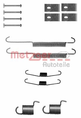 Accessory Kit, brake shoes METZGER 105-0842