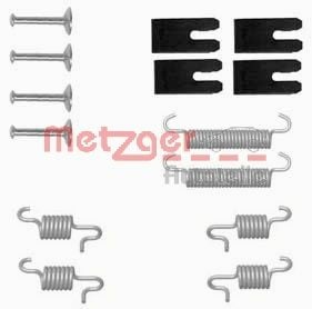 Accessory Kit, parking brake shoes METZGER 105-0850