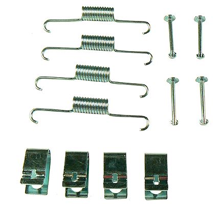 Accessory Kit, parking brake shoes METZGER 105-0884