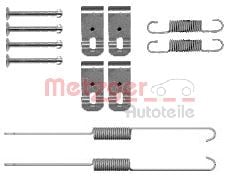Accessory Kit, brake shoes METZGER 105-0888