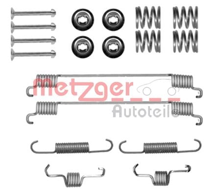 Accessory Kit, brake shoes METZGER 105-0889