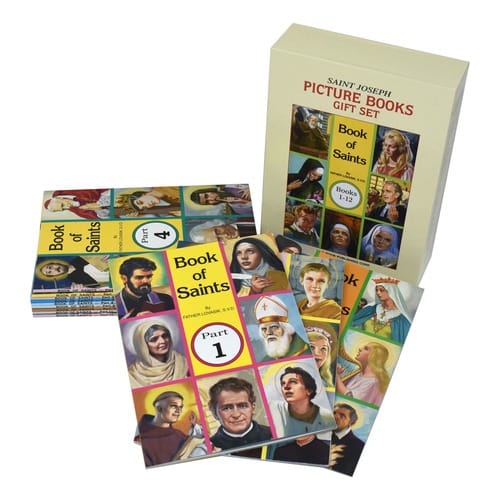Book of Saints Complete Gift Set (Books 1-12) by Rev. L. Lovasik, S.V.D and Rev. J. Winkler, OFM Conv.