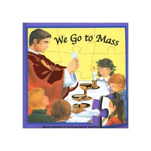 We Go To Mass Puzzle Book by Rev. L. Lovasik, S.V.D and Rev. J. Winkler, OFM Conv.