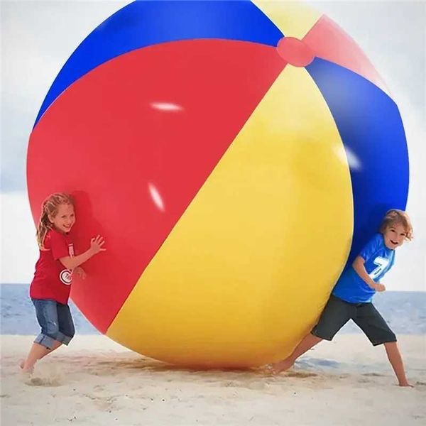 100-200cm Giant Inflatable Pool Beach Thickened Pvc Sports Ball Outdoor Water Games Party Childrens Toy BalloonY240823
