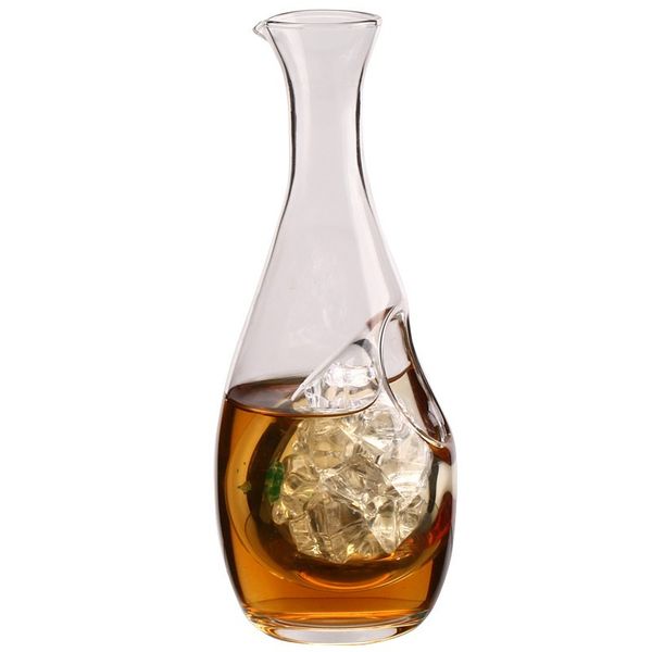 Creative Interval Ice Wine Glass Decanter Wine Dispenser Crystal Wine Bottle Sake Jug Kitchen Utensils Accessories