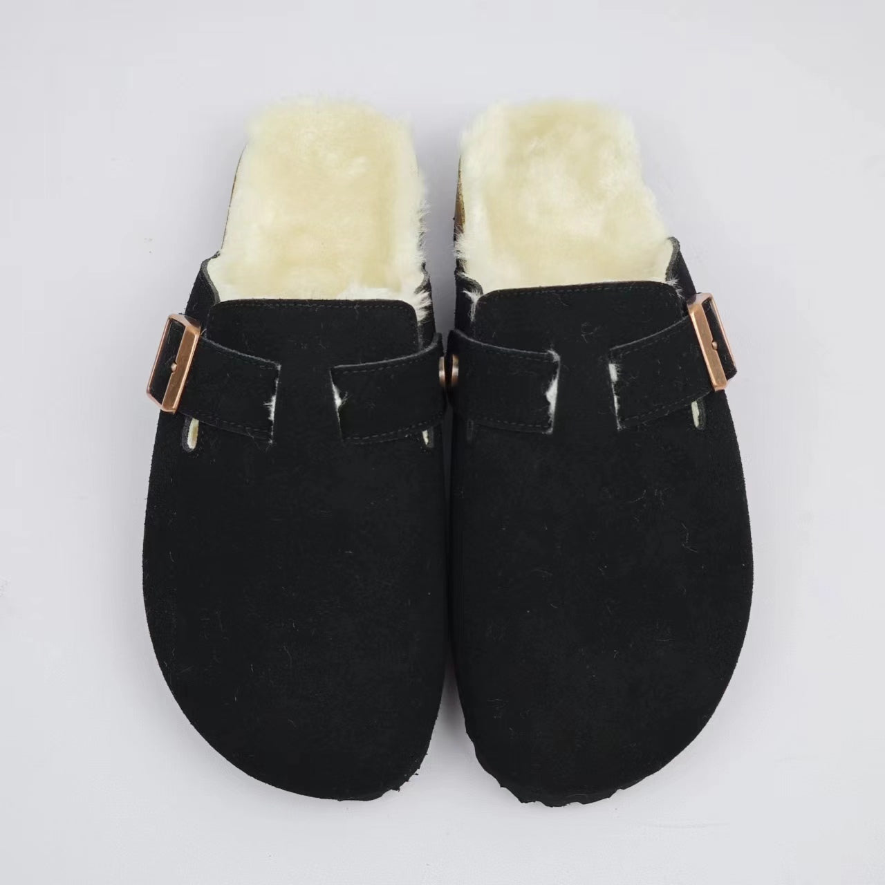 Designer clog sandals women platform fur slides leather sliders suede flats soft warm sandal buckle strap clogs flip flops slippers men outdoor wool