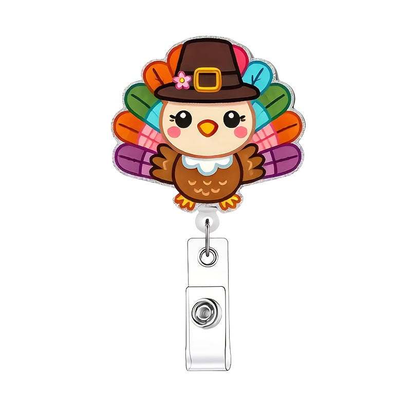 TEMU The Stretchable Badge Holder With An Id Card Holder - Durable Acrylic Nameplate Roll, Suitable For Nurses, Doctors And Office Workers -