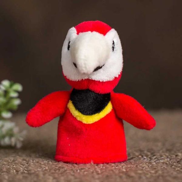 KAWaii Baby Finger Puppets Kids Soft Toy Animal Finger Puppet Toucan Fox Flamingo Wolf Tiger Owl Kaola Parrot Baby Doll X250129