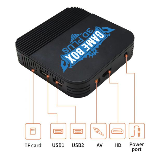 GAME Box i3S 3D plus Video Game Console Dual System Multiple Simulators 30000 games 4K HD Output Retro Arcade Console
