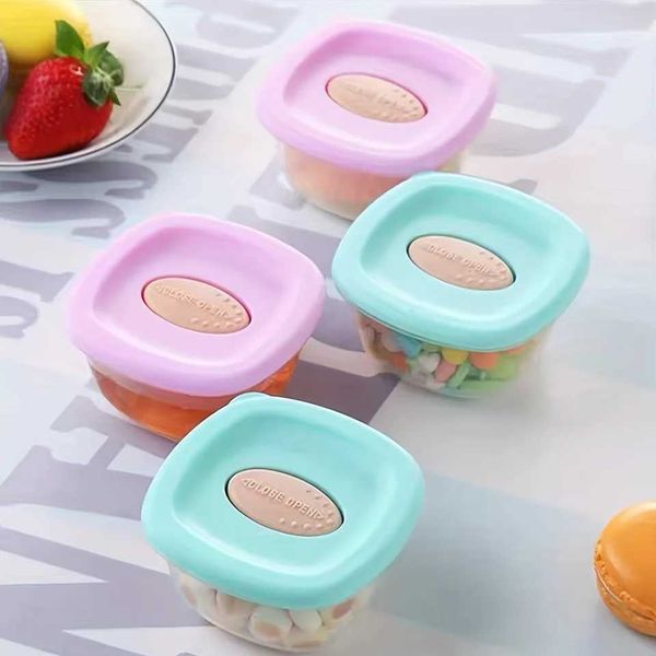 1pc Food Grade Food Supplement Box Small Bento Box Snack Box Fruit Box Leakproof Food Container For Teenagers And Workers A Y250115