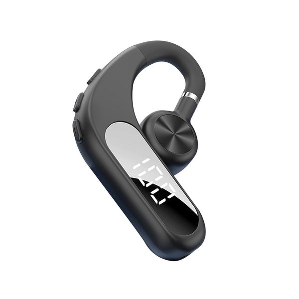 New Air Conduction Bluetooth Earphones Single Ear Rotation Not-in-ear Hanging Ear Waterproof Business headphones Sports Music Earbuds