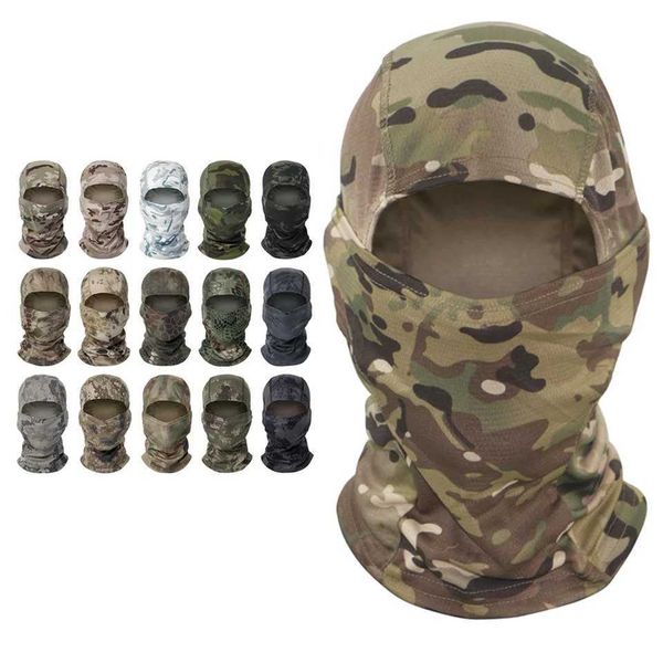 Tactical Balaclava Full Face Mask Shield Cover Cycling Hiking Hunting Hat Camouflage Balaclava ScarfXJ241122