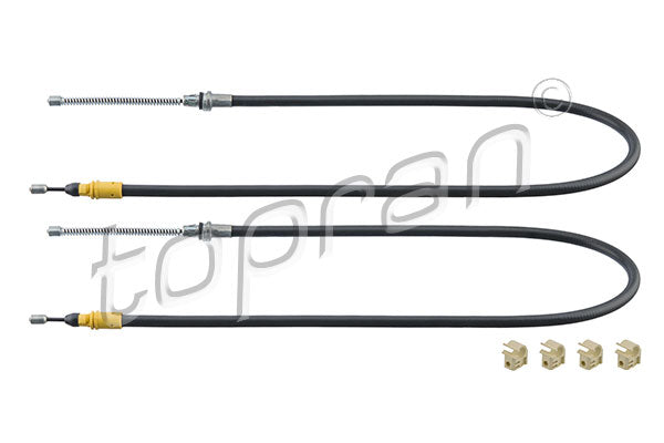 Cable, parking brake TOPRAN 407 938
