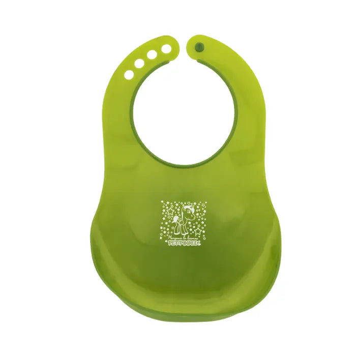 Petipouce Ozdobny, półsztywny śliniaczek z zapięciem