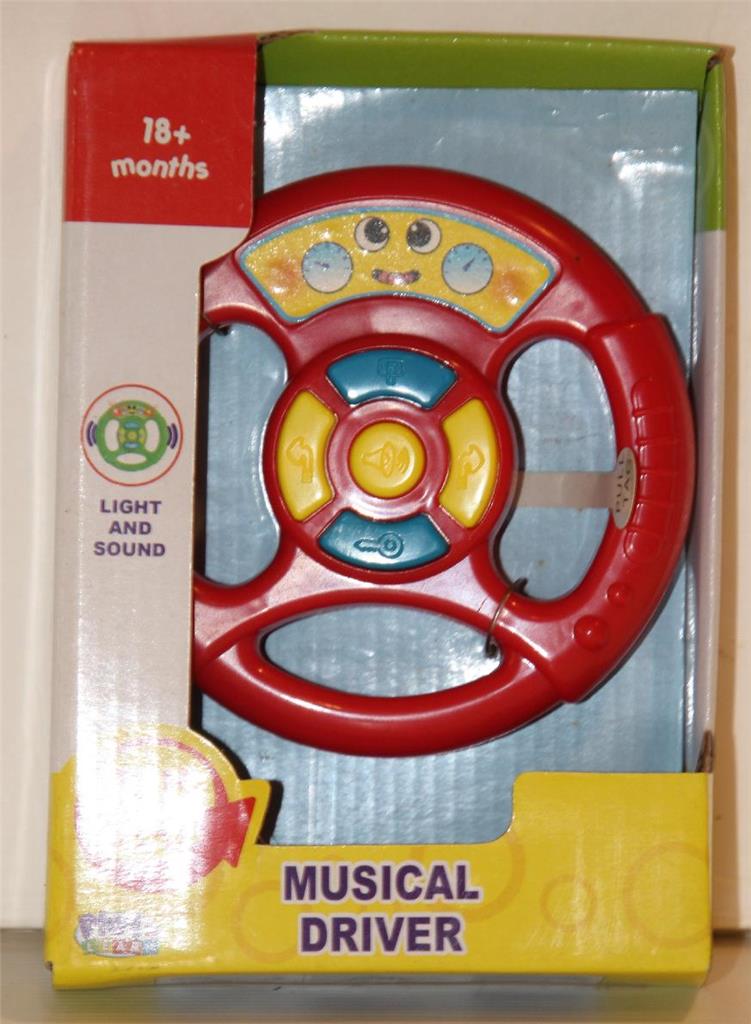 Toddler Toys 18+ Months, Musical Driver or Musical Dashboard