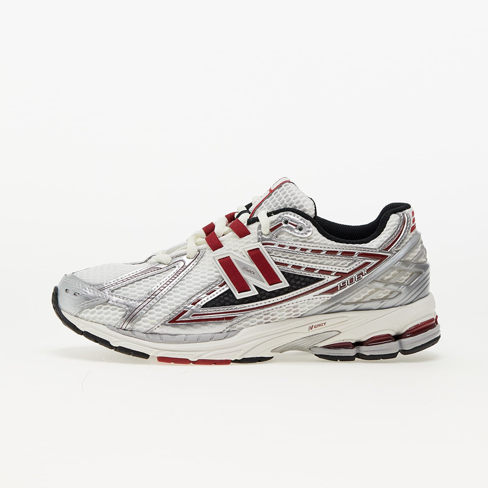 Lenkkarit New Balance 1906 Silver Metallic- Classic Crimson- Sea Salt EUR 41.5