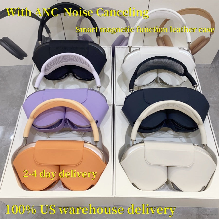 USA Stock for airpods max ANC Metal case airpodspro max 2 pro 2 3 4 Headband Headphone Accessories tpu Transparent Waterproof Protective case Maxs H