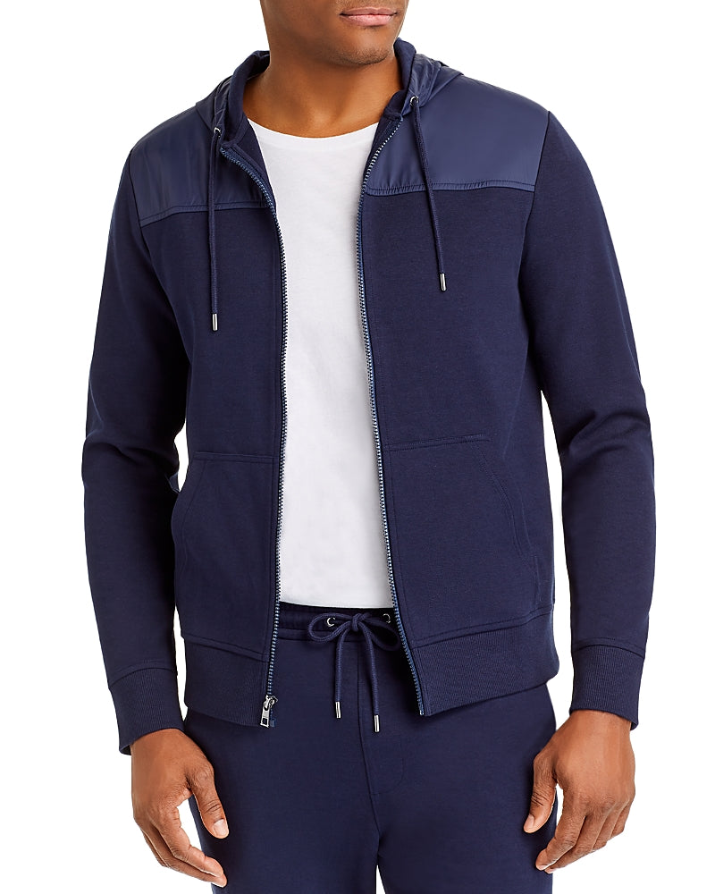 Michael Kors Mixed-Media Hoodie