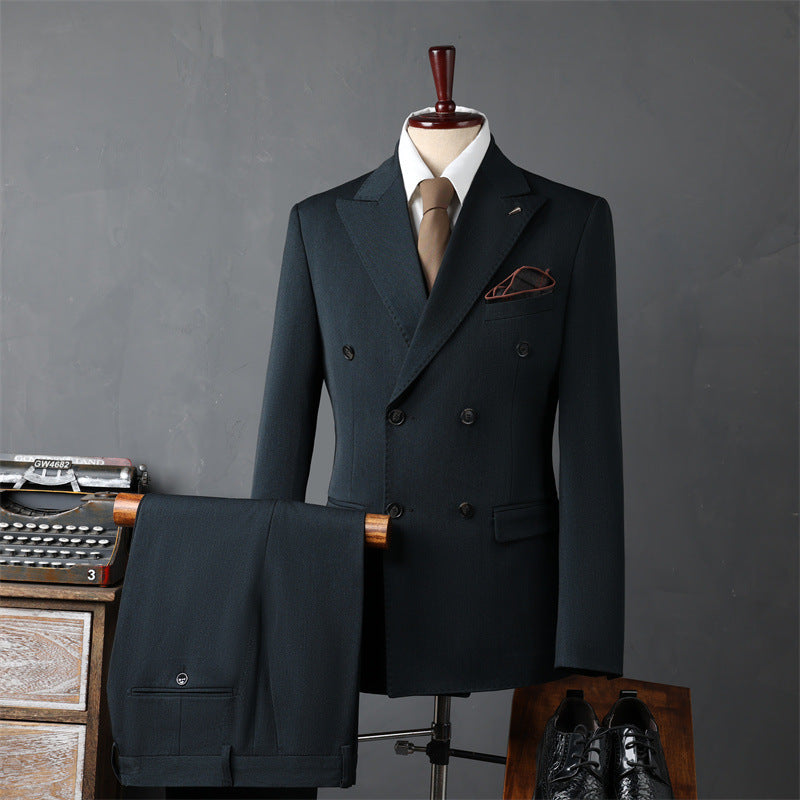 k1056 Men&#039;s Slim Fit Wedding Suit - High-End Fashion Business Attire