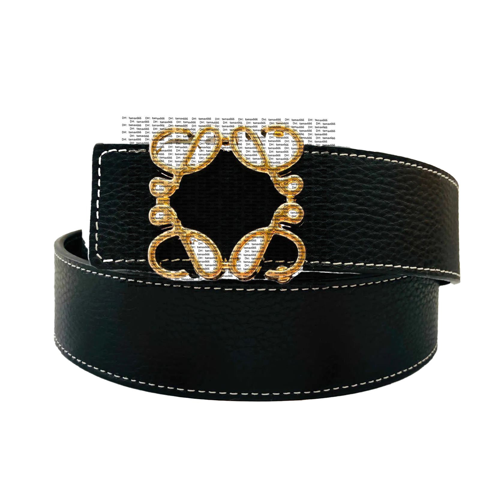 Fashion Double-sided Lychee Grain Belt Luxury Men Women Designer Belt Width 3.8 2.5 cm Gold Silver Smooth Buckle Leather Belts
