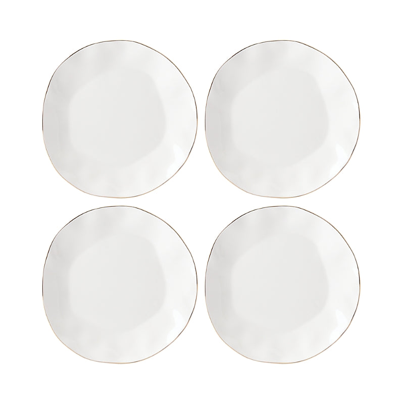 Lenox White Dinner Plates, Set of 4