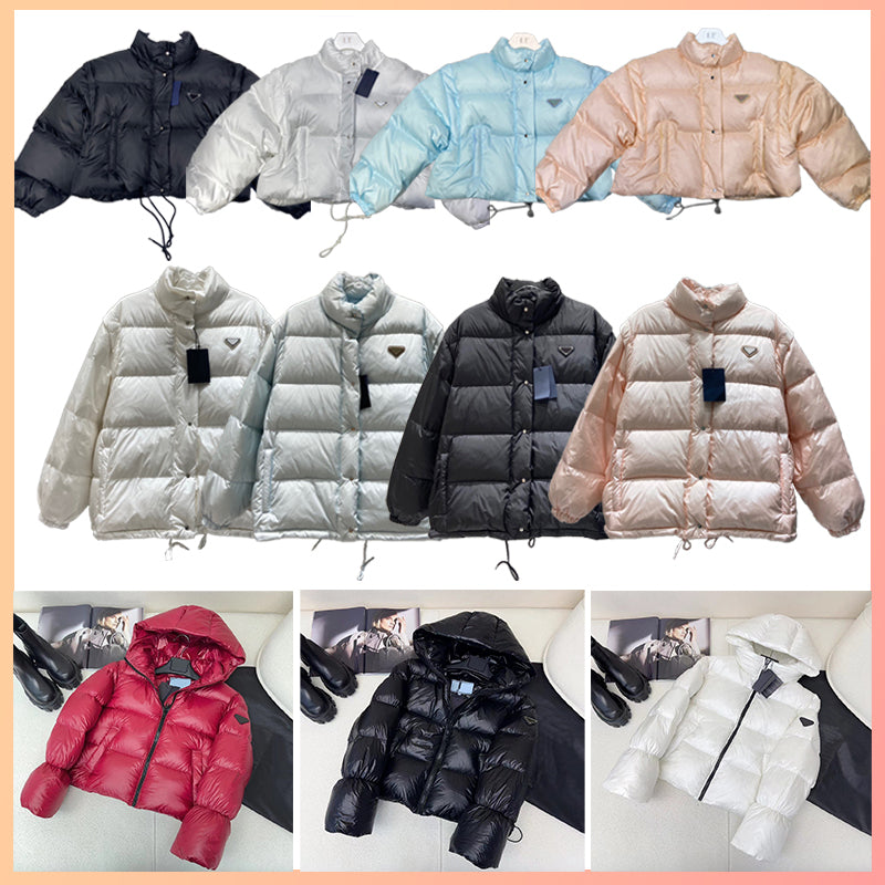 Designer Jacket Coat Short Winter Down Womens Parkas Style Slim Windbreaker Lady Warm Outerwear with Long Women&#039;s and Puffer Inverted Triangle