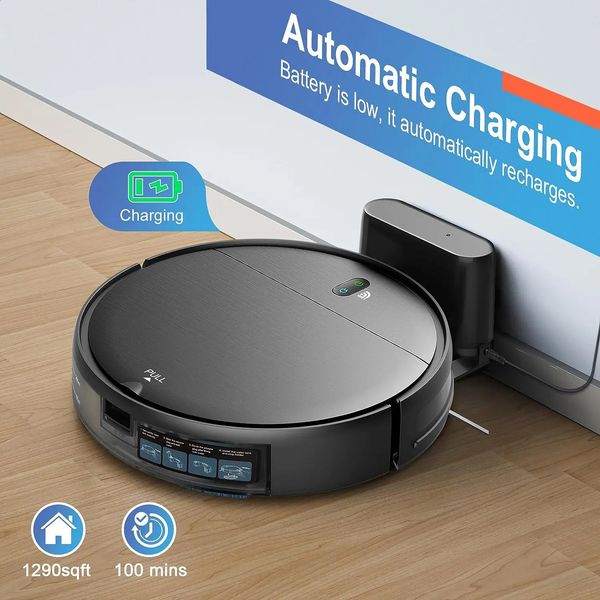 BR151 ZCWA Robot Vacuum Cleaner Auto Charging 6000Pa Power App Control Water Tank Wet Electric Sweeper 240123