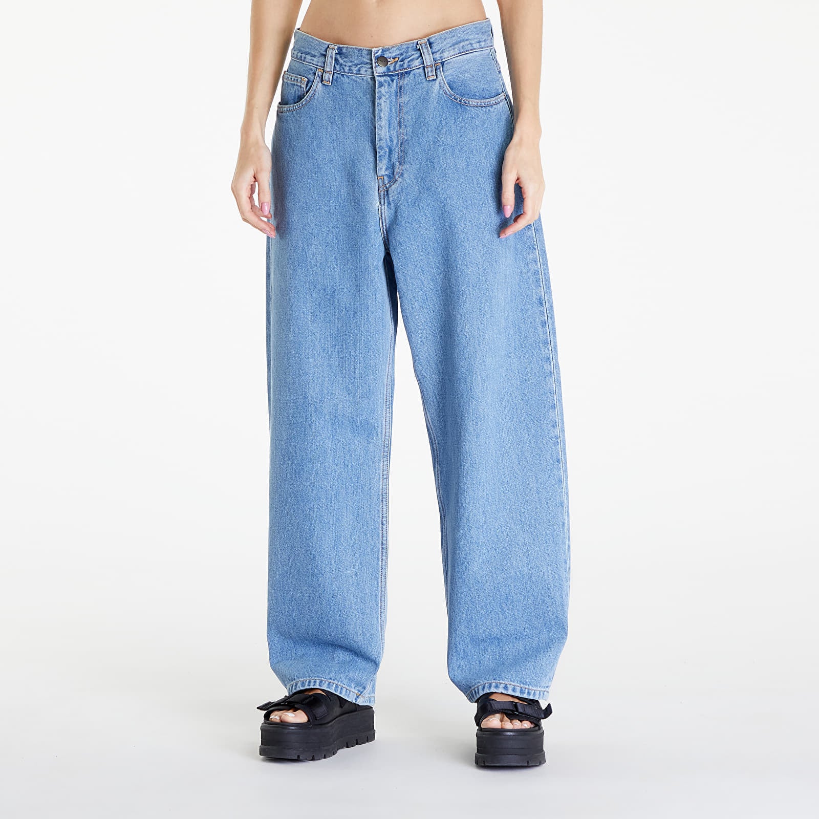 Housut Carhartt WIP W' Brandon Pant Blue Stone Bleached M