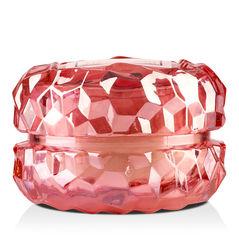 Voluspa Blackberry Rose & Oud Macaron Glass Jar Candle
