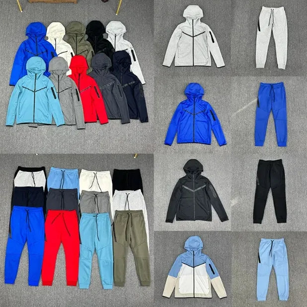 niki tech tracksuit montirex Tracksuit designer mens woman pants full-zip hoodie windrunner sportswear jacket reflective waist cord pocket taping te