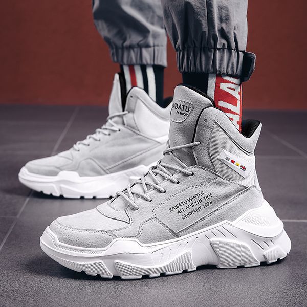 2024 Winter New High Top Dad with Velvet Outdoor Sports Cotton Shoes Warm Thick Bottom Snow Boots Large Size DDML