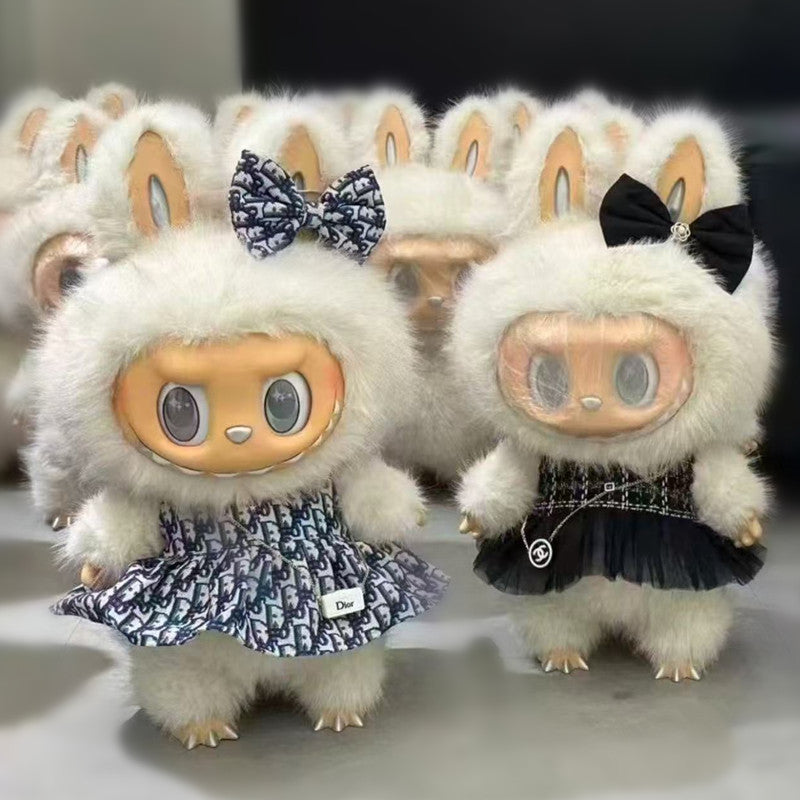 labubu 38cm archangel leader vinyl doll plush toy doll tide play doll Hot Sale new labubu Have A Seat Series Vinyl Pendant Gift Blind Box Toys birth