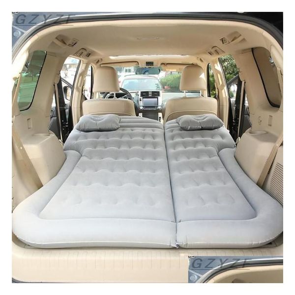 Other Interior Accessories Car Iatable Bed Suv Rear Row Mattress Travel Sleeping Pad Offroad Air Camping Mat Accessoriesother Dro Dh7Xm