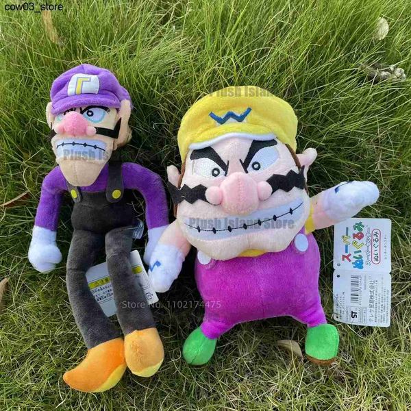 Plush Dolls 25cm Super Mari0 Wario Waluigi Plush Toy Game Character Figure Stuffed Dolls for Children Birthday Christmas Party GiftL240910L2